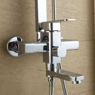 Newly Chrome Bathroom Rain Shower Faucet 8 Shower Head Faucet Set YS 