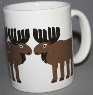 Vintage Taylor & NG Brown Moose Coffee Tea Mug Cup  