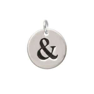   Plated, Round &   Ampersand Symbol Charm, Qty: 1: Everything Else