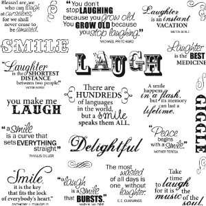   by 8 Inch Quote Clear Stamps, Laugh with Me Arts, Crafts & Sewing
