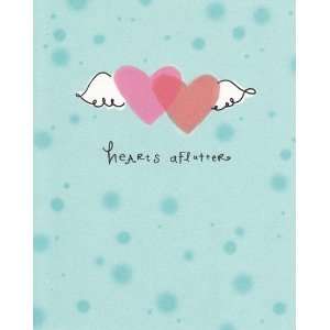   Card Valentines Day Hearts a Flutter