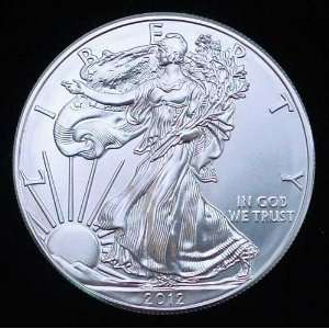  Gift Idea! 2012 American Silver Eagle in Brilliant Uncirculated 