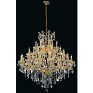  Elegant Lighting 2800G44G/SS chandelier: Home Improvement