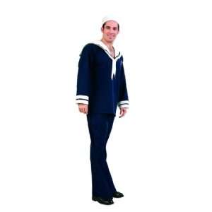  Adult Navy Sailor Costume Size X large (44 48) Everything 