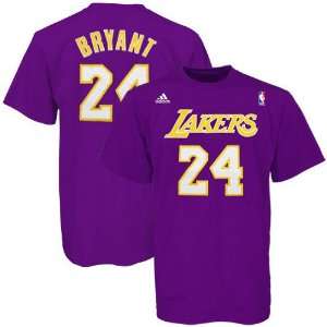  adidas Los Angeles Lakers #24 Kobe Bryant Purple Net 