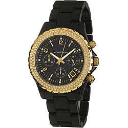 Michael Kors Womens MK5301 Black Acetate Bracelet Watch   