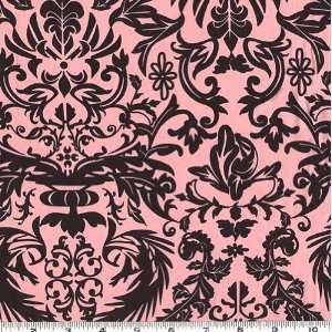  45 Wide Hot Couturier Old World Foliage Pink/Black 