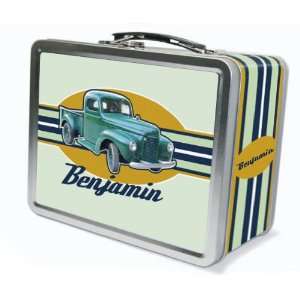 vintage truck lunch box 