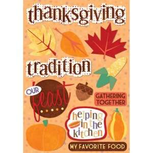   Karen Foster Cardstock Stickers   Thanksgiving Arts, Crafts & Sewing