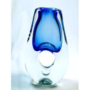   Design Glass Geometric cut Crystal Vase X 469: Patio, Lawn & Garden