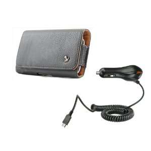   Case + Black Car Charger for HTC One S Cell Phones & Accessories