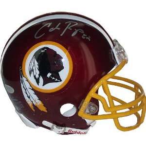 Carlos Rogers Washington Redskins Autographed Mini Helmet:  