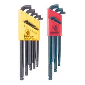Bondhus 20599 0.050   3/8 Inch and 1.5   10mm Stubby Ball End Hex Key 
