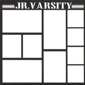 Jr. Varsity 12 x 12 Overlay Laser Die Cut  Sports 