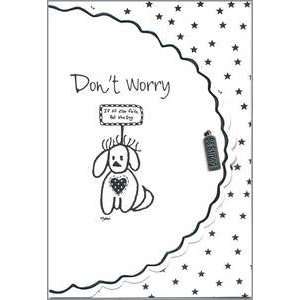   Encouragement Greeting Card   Dog Dont Worry: Health & Personal Care