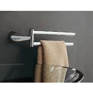   14 Inch Chrome Double Arm Swivel Towel Bar 5519 dx/sx