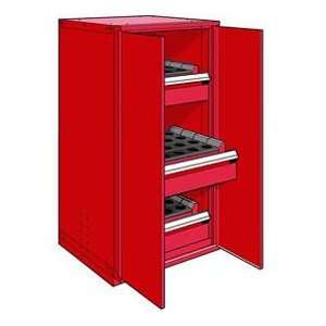   Tool Storage Cabinet For 50 Km   30Wx27Dx60H Red: Home Improvement