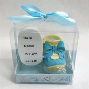 Baby Keepsake: Set of 12 BOY Pair of Baby Shoes Shower Party Favors 