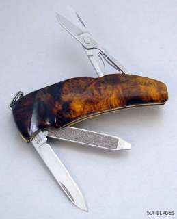 Moriya Knife Mini Gerber FH Classic Folding Hunter Swiss Army Handmade 