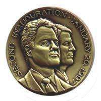 1997 Original Bill Clinton Official inaugural Medal  