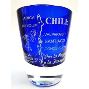  Chile Cobalt Blue Shot Glass