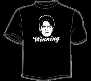 CHARLIE SHEEN WINNING T Shirt WOMENS ANY SIZE/COLOR 80s  
