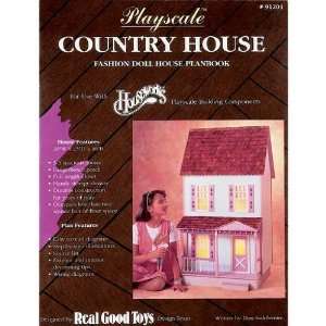  Dollhouse Playscale Country House Plan Book: Toys & Games