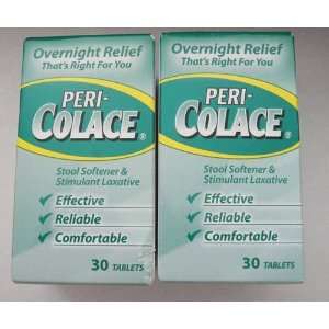  2 Peri Colace Stool Softener 60 Tablets 2 30 Tablet 