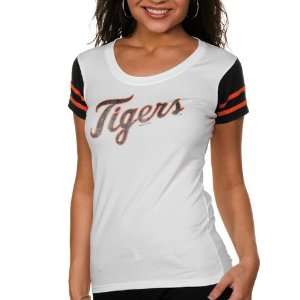   Detroit Tigers Womens Grand Slam T Shirt   White