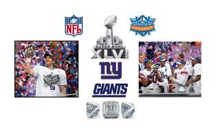 Super Bowl XLVI Champions T shirt  2012 New York Giants Championship 