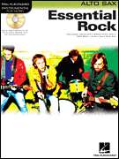 Essential Rock   Alto Sax Saxophone Sheet Music Book CD  