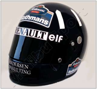Damon Hill F1 World Champion 1996 Scale 11 Replica Helmet. Real 
