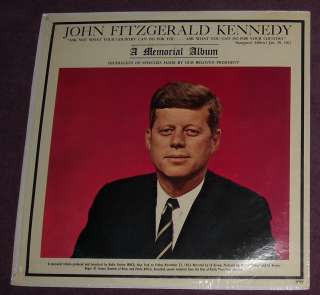SEALED JOHN F KENNEDY A Memorial Album JFK LP President  