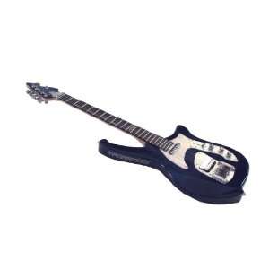   Trans Blue Stain Flame Maple Electric Guitar Musical Instruments