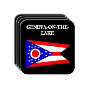 US State Flag   GENEVA ON THE LAKE, Ohio (OH) Set of 4 Mini Mousepad 