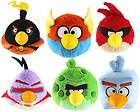 Angry Birds Space 5 Plush With Sound Set Of 6 *New*  