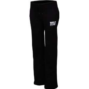  TITLE Womens French Terry Stretch Bootleg Pants Sports 