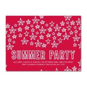  Party Invitations   Summer Stars By Tallu Lah Health 