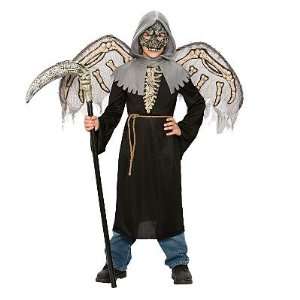  Boys Underworld Reaper Dress Up Halloween Costume   Gray 