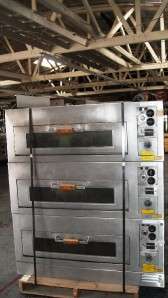 Hobart CN50 Electric Triple Deck Industrial Oven Pizza  