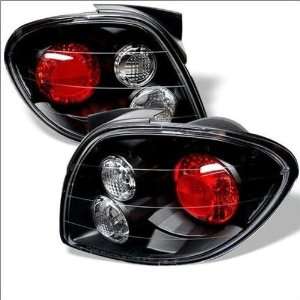  Spyder Hyundai Tiburon 00 02 Altezza Tail Lights   Black 