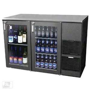    R1 GSH(RR) 52 Glass Door Two Zone Back Bar Cooler