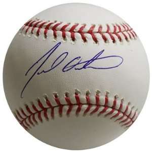 Dan Ortmeier Autographed / Signed Baseball   San Francisco Giants, Tri 
