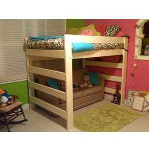 The Premier All Sizes Solid Wood Loft Bed: Home & Kitchen