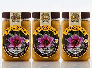   of 500g MANUKA Airborne100% Pure Natural Raw Honey New Zealand  