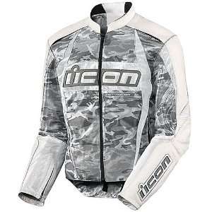 Icon Arc Mens Mesh Sports Bike Motorcycle Jacket   Camo 
