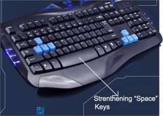 3LUE Cobra Wired Gaming Keyboard & Mouse Bundles/Combos+USB Cable 