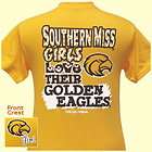 Southern Miss T shirt Southern Miss Girls Love Eagles