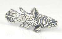 Sterling Silver COELACANTH FISH Pendant NECKLACE NEW A Marty Magic 