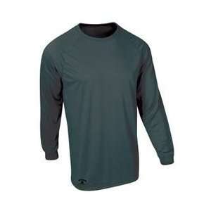    Loose Fit Long Sleeve Crew Tee, Black, XXL: Sports & Outdoors
